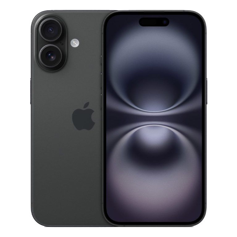 iphone-16-black-2-768x768 گوشی موبایل دست دوم اپل مدل آیفون ۱۶ | iPhone 16 – ظرفیت ۱۲۸ گیگابایت رنگ مشکی – دارای کد رجیستری - تصویر 1